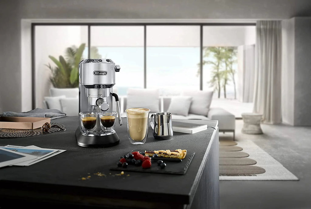 Coffee Machine with Cappuccinatore 15 Bar Metal P377708