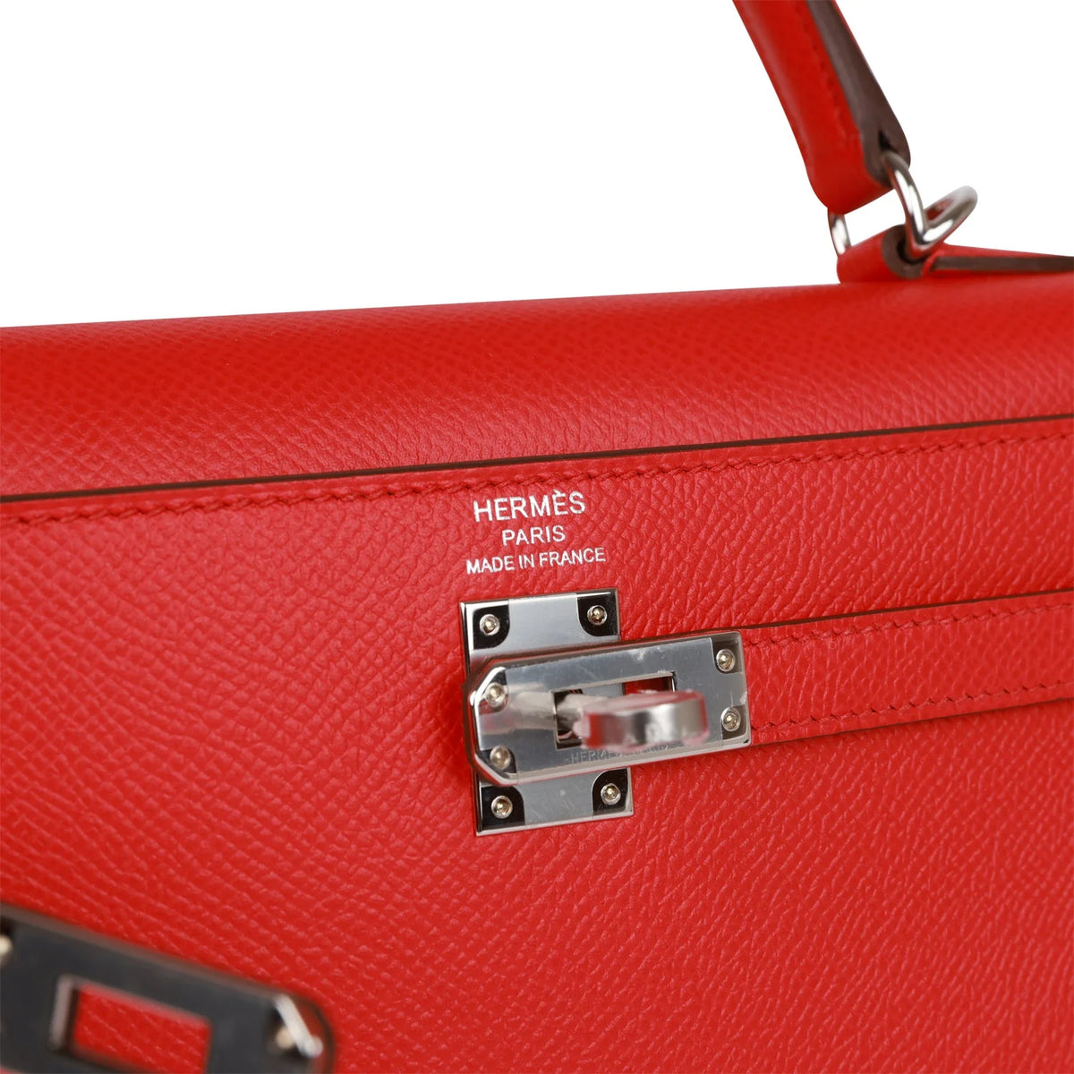 Red Epsom Leather Handbag Y19312