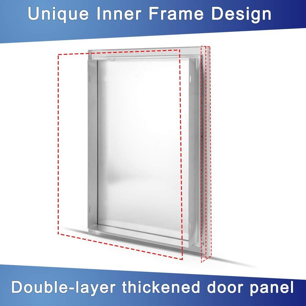 18 W x 21 H Stainless Steel Single Access Door C685488