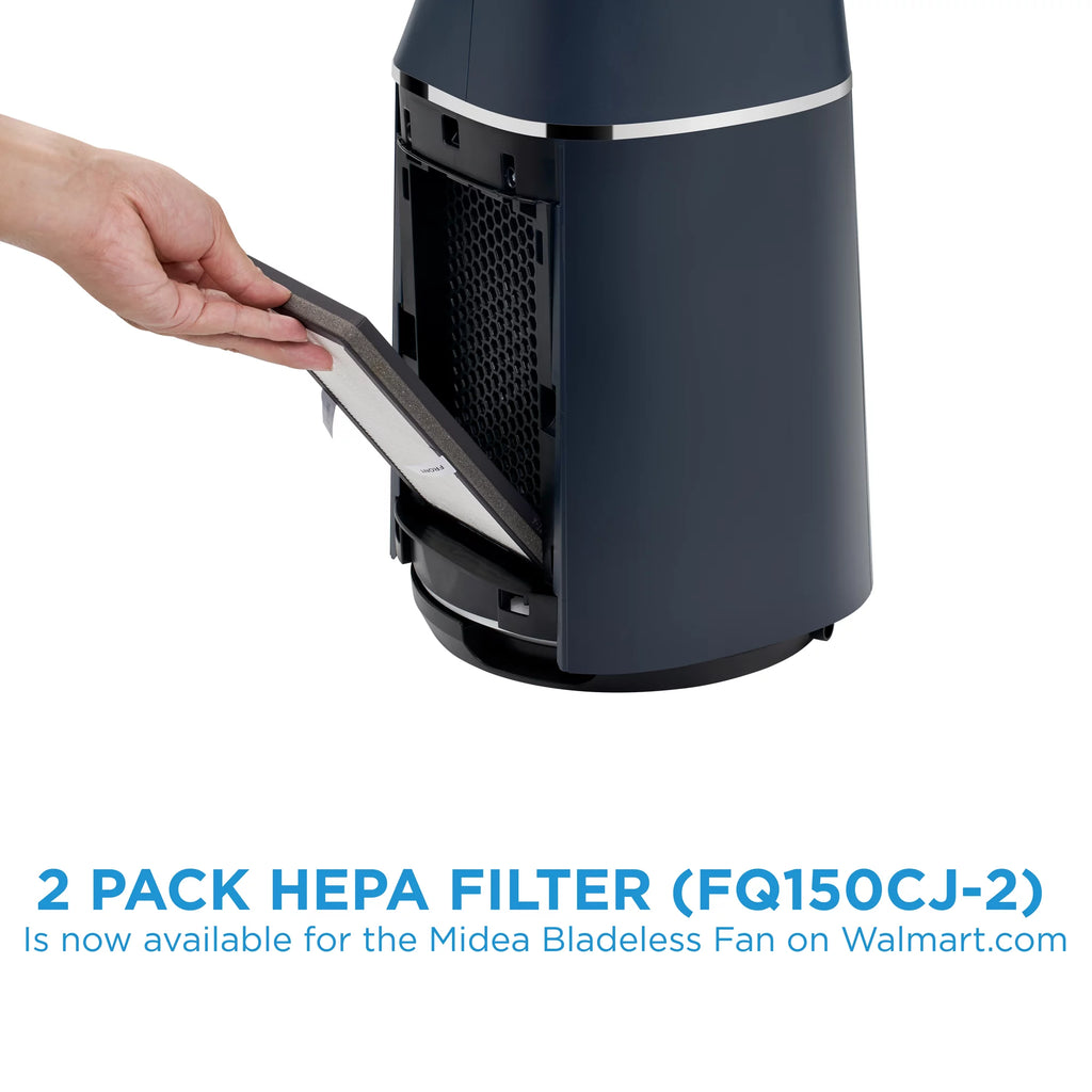 41 Tall 10-Speed Bladeless Tower Fan & HEPA Air Purifier with Remote Control U803180