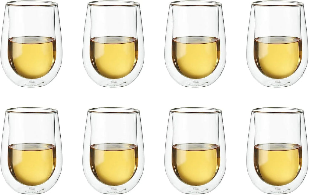 Double Wall Wine Glass 8-Pc V235029