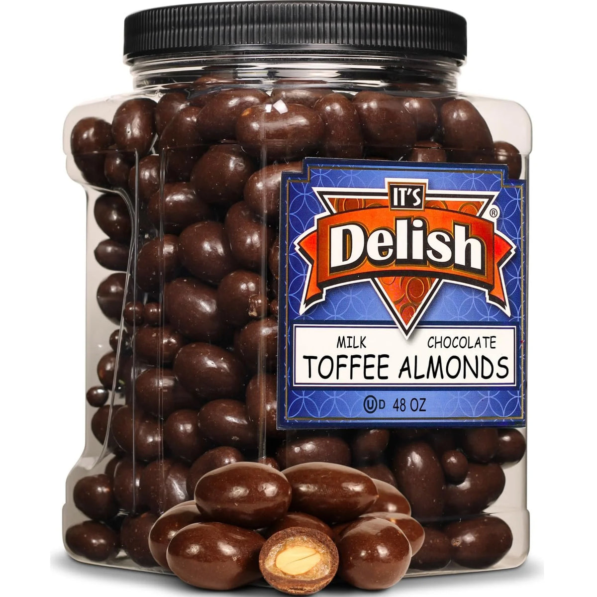 Milk Chocolate Toffee Coated Almonds 48 oz B4018