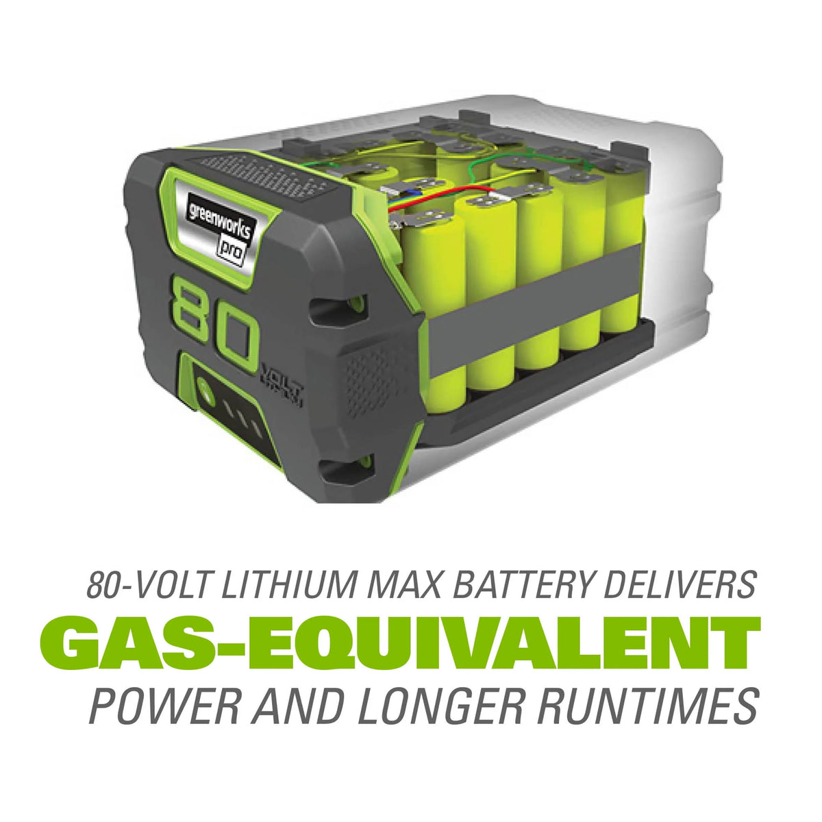 80V 610 CFM Brushless Backpack Blower with 2.5 Ah Battery & Charger B637