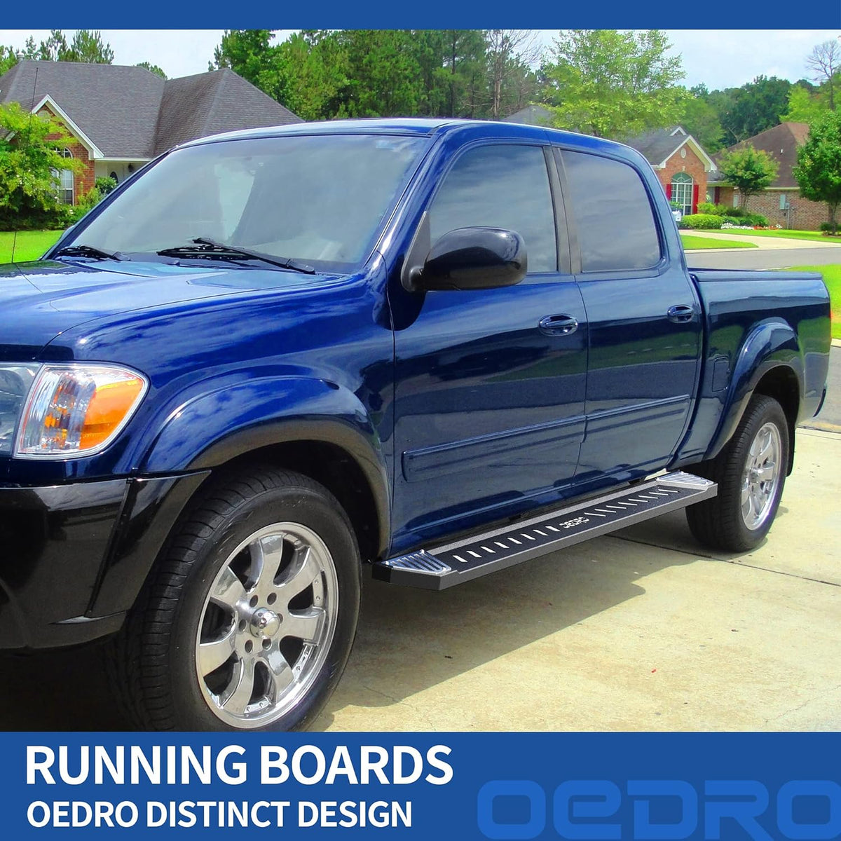 Running Boards Textured Black Steel Side Step Rails J48366