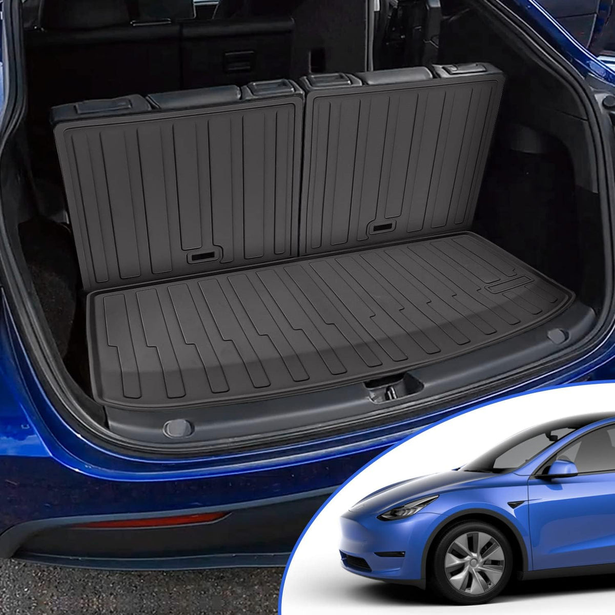 Tesla Model Y Trunk Mat Floor Mats Cargo Liner 5-Seater N18633