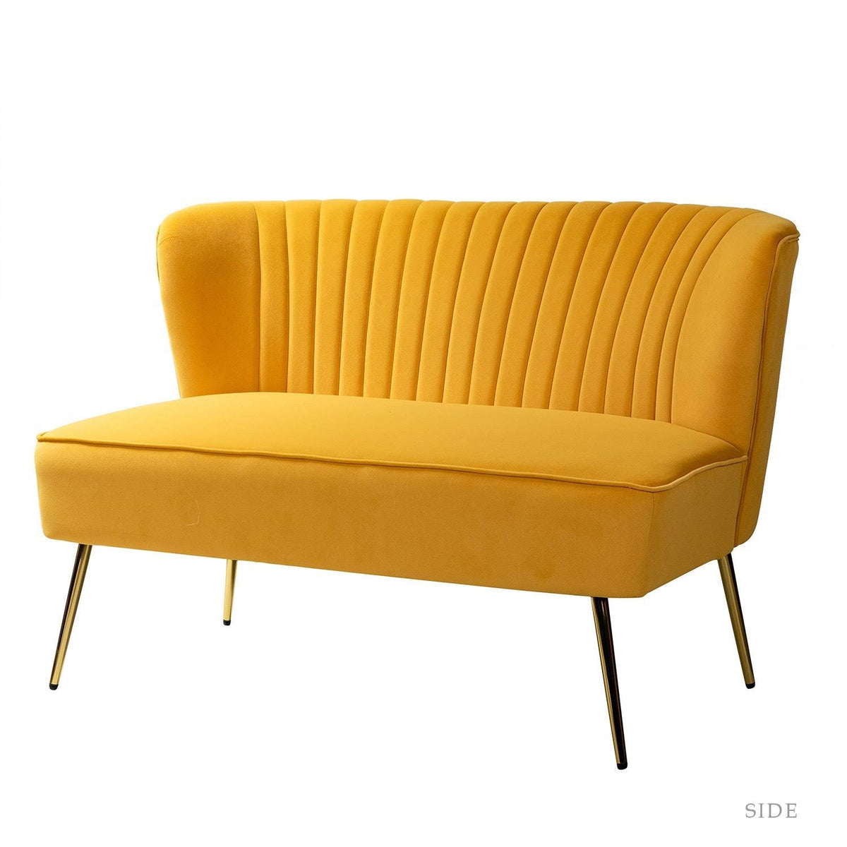 Grey Upholstered Loveseat V20529