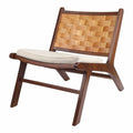 Cinnamon Brown Wood Accent Chair Y29288