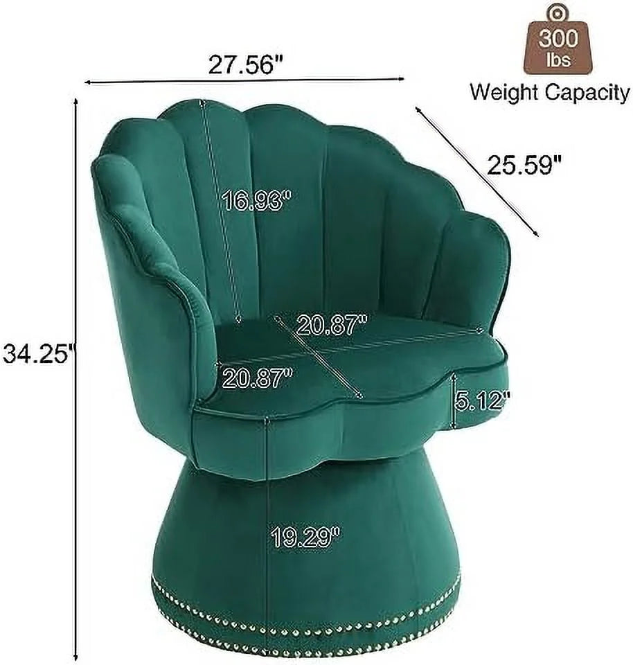 Velvet Swivel Accent Chair F42082