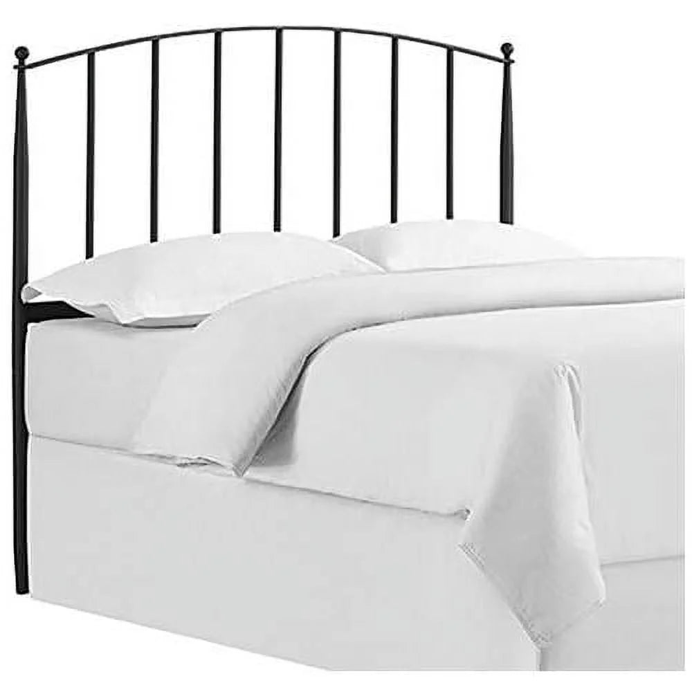 Queen Metal Spindle Headboard in Charcoal Black X875