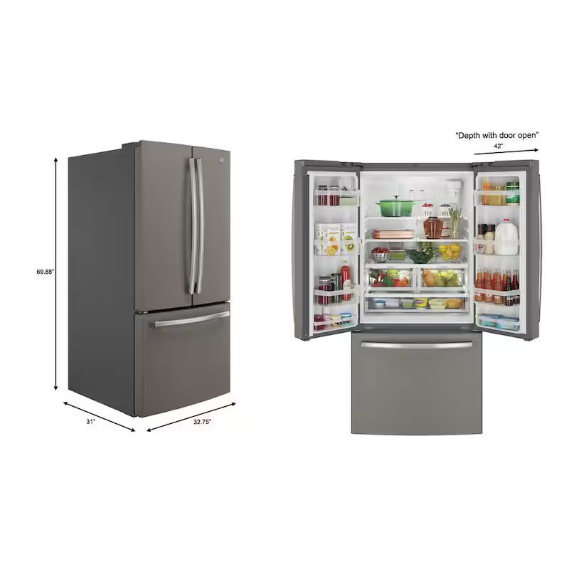18.6 cu. ft. Counter Depth French Door Refrigerator D5007