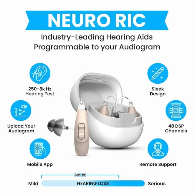 Rechargeable RIC Hearing Aids T351