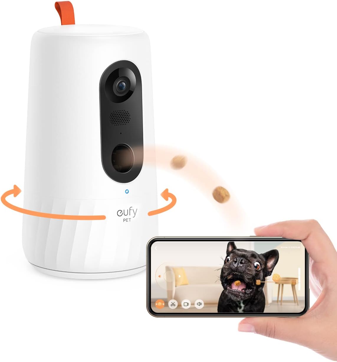 1080p Pet Camera with Treat Dispenser and 2-Way Audio Z8822
