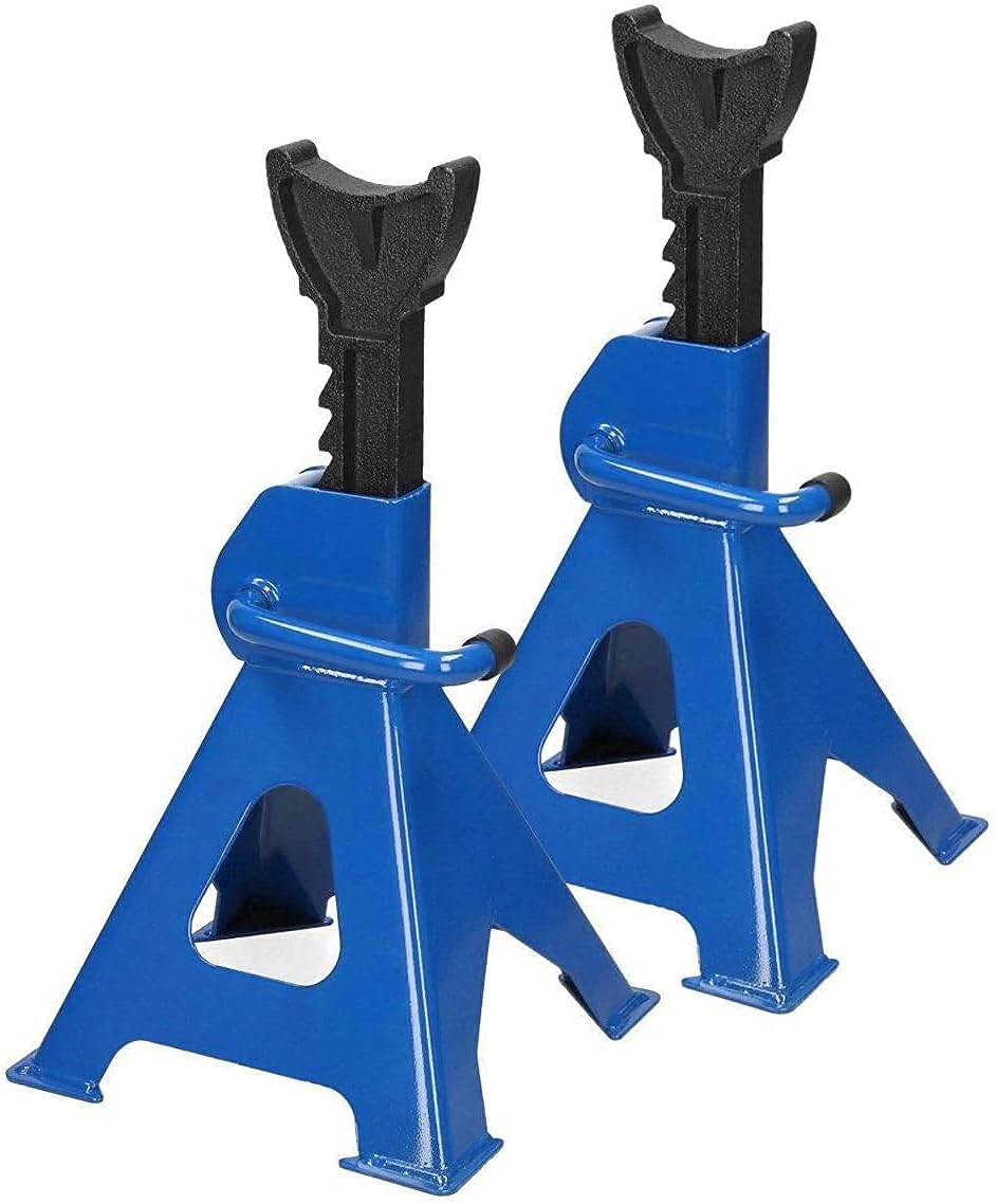 Set of 4 Heavy Duty 6 Ton Adjustable Steel Jack Stands M945481