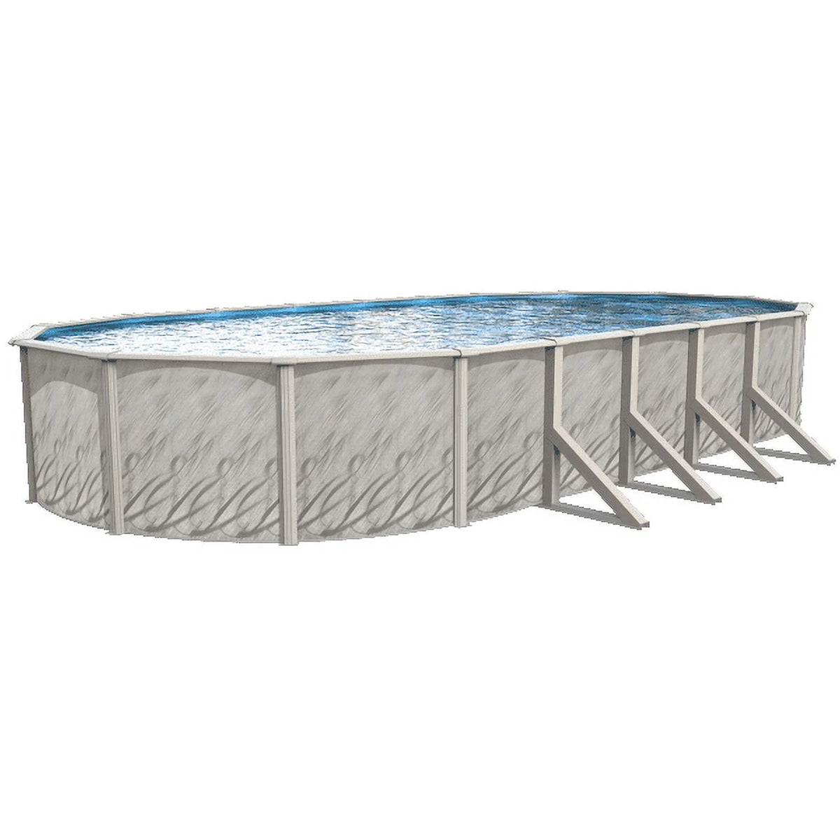 12' x 24' x 52 Oval Above-Ground Swimming Pool H2692