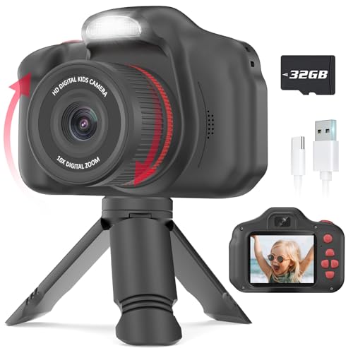 Kids Digital Video Camera with Flash 2.4" Screen Black D2261