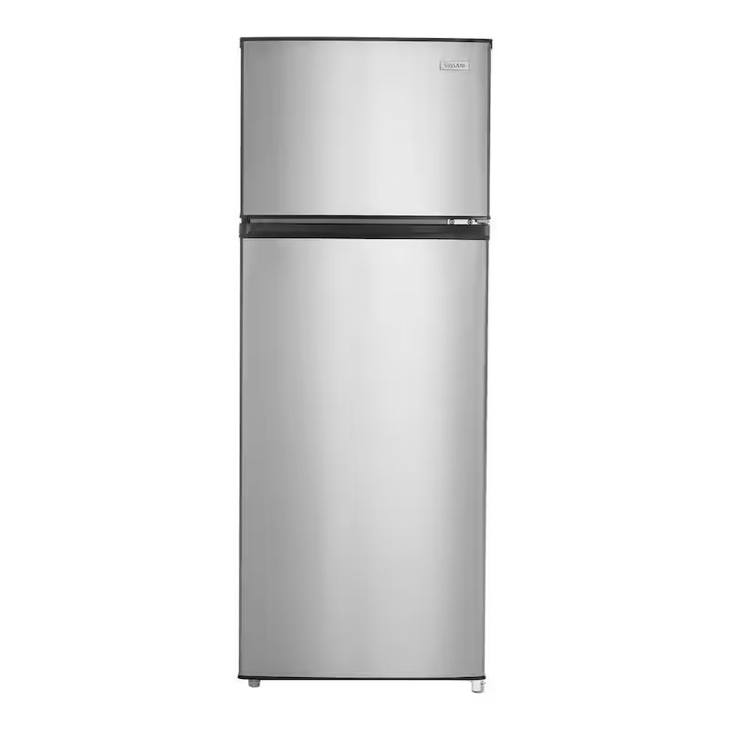 7.1 cu. ft. Top Freezer Refrigerator Stainless Steel Look O3288