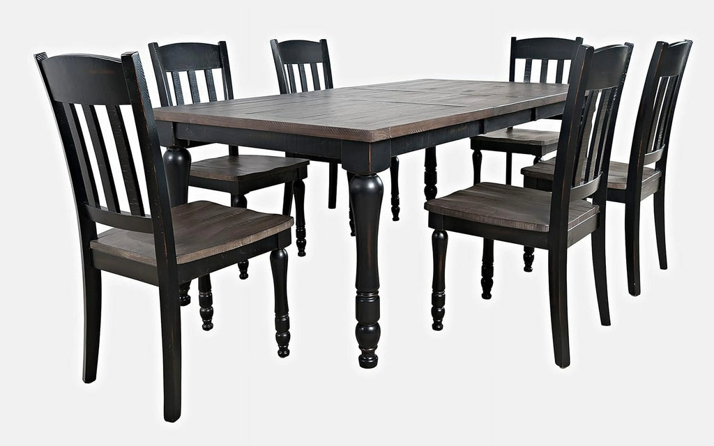 Reclaimed Pine Slatback Dining Chair Set Of 2 P474