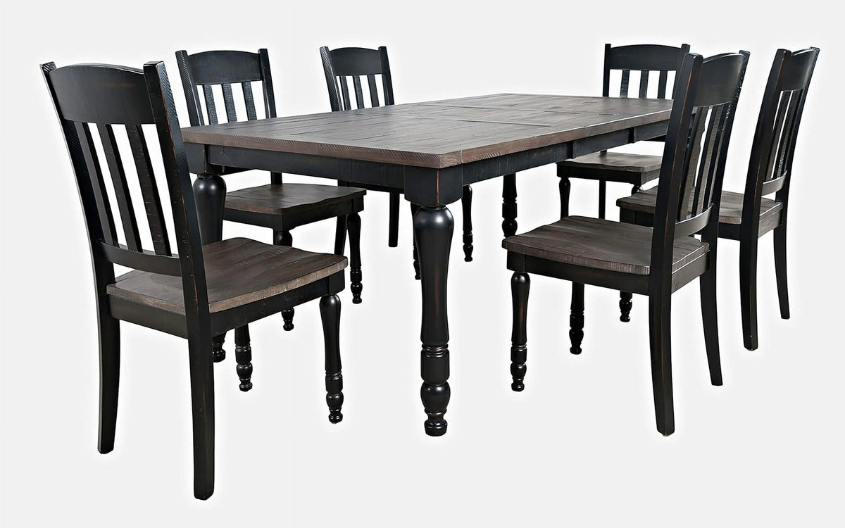 Reclaimed Pine Slatback Dining Chair Set Of 2 P474