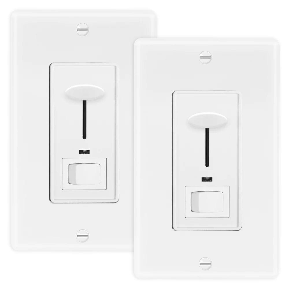 Dimmer Light Switch with Blue Indicator Light, 2 Pack V20670
