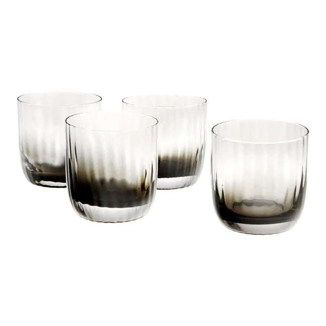Double Old Fashion Glass Set of 4 E76685