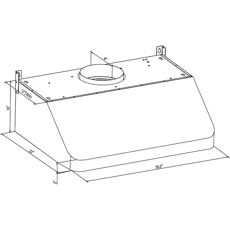 36 in. 500 CFM Ducted Under Cabinet Range Hood with Light in Stainless Steel N34092