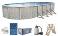 12' x 24' x 52 Oval Above-Ground Swimming Pool H2692