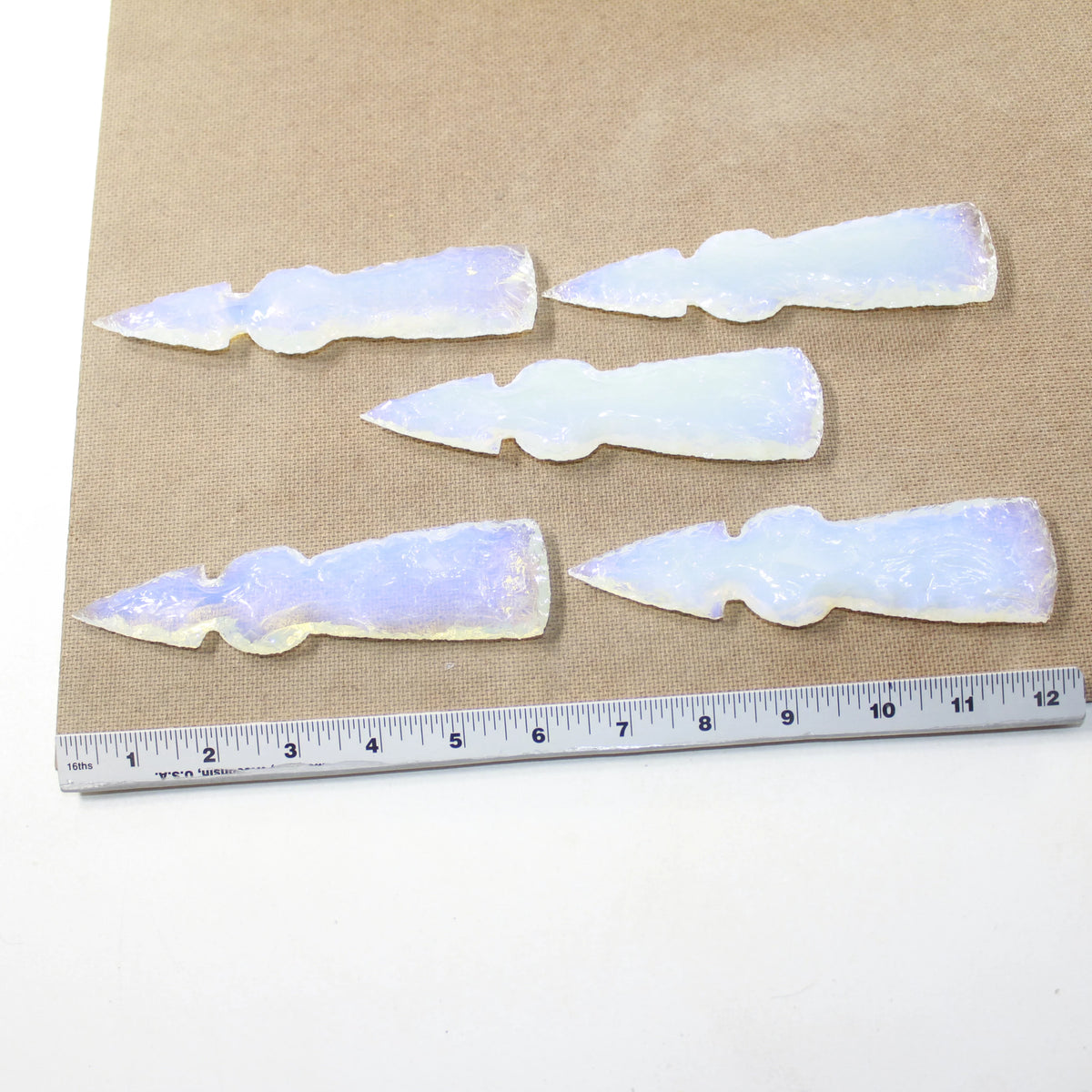 Opalite Ornamental Tomahawk Heads Z7834