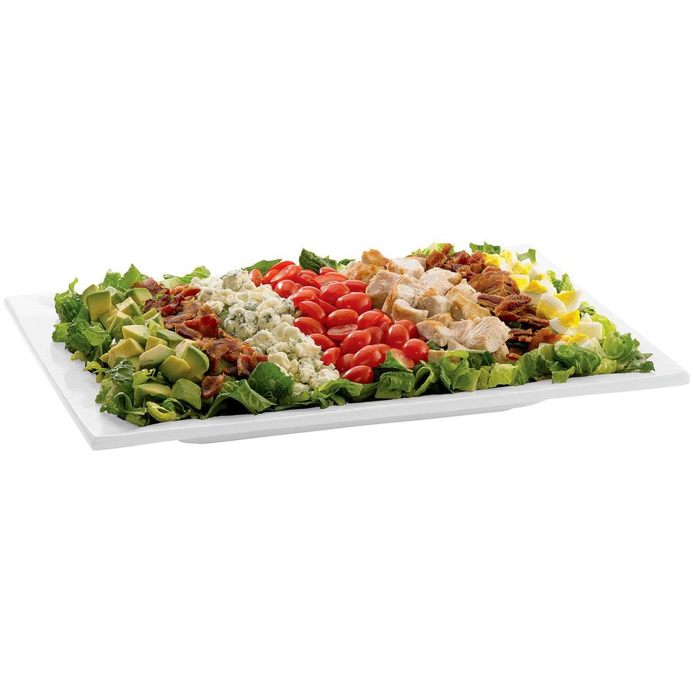 White Cast Aluminum Rectangular Platter L950