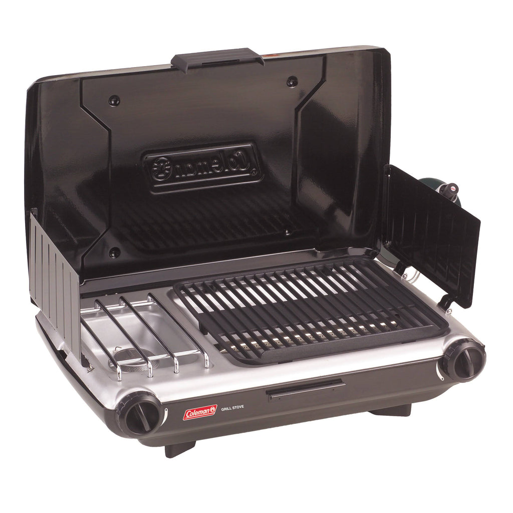 Portable Propane Camp Grill/Stove, Black S5331
