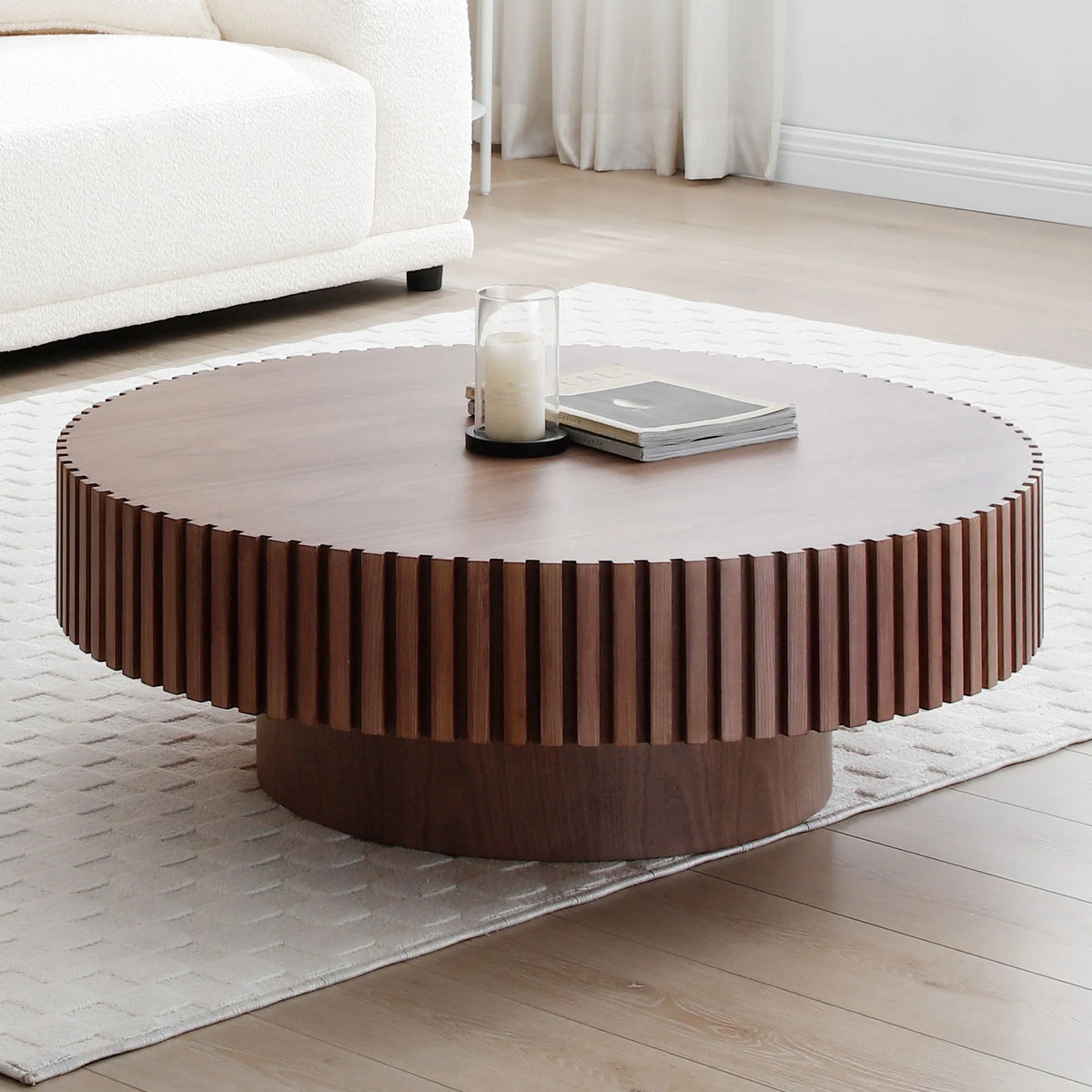 39.37'' Round MDF Coffee Table P1043