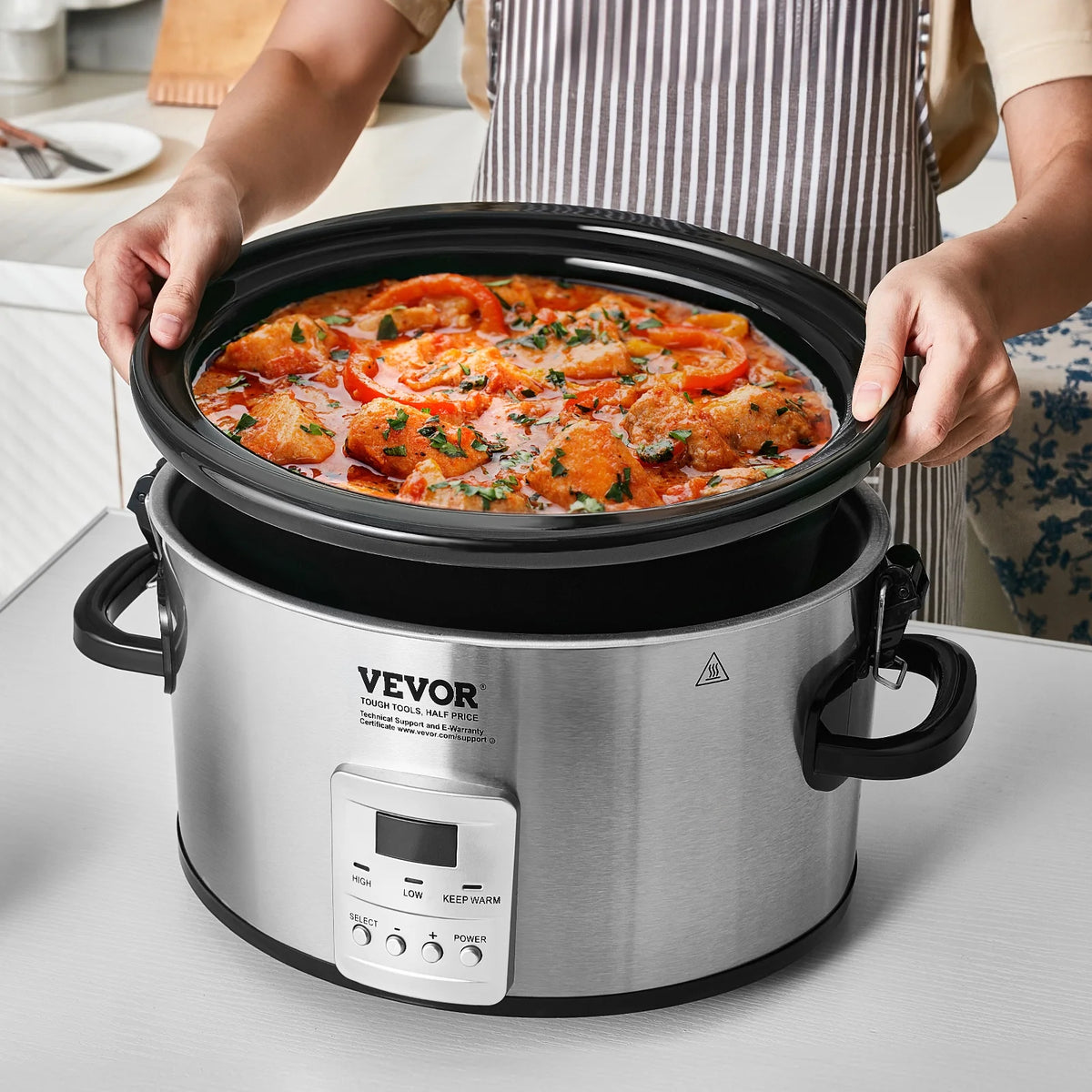 8QT Electric Slow Cooker L137375