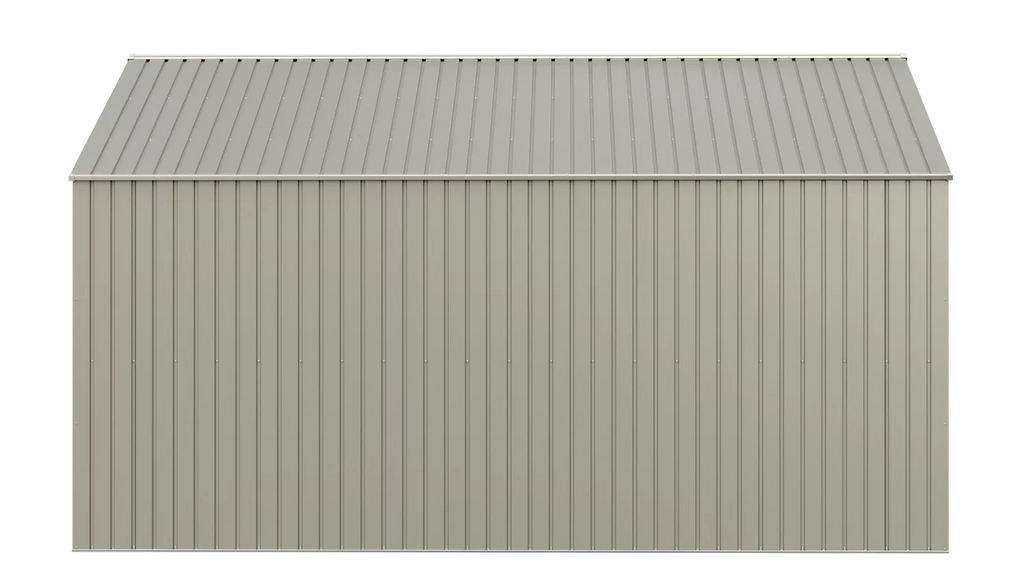 Steel Storage Shed 12x14 Cool Grey S262108