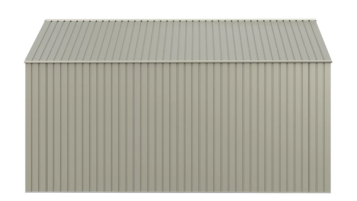 Steel Storage Shed 12x14 Cool Grey S262108