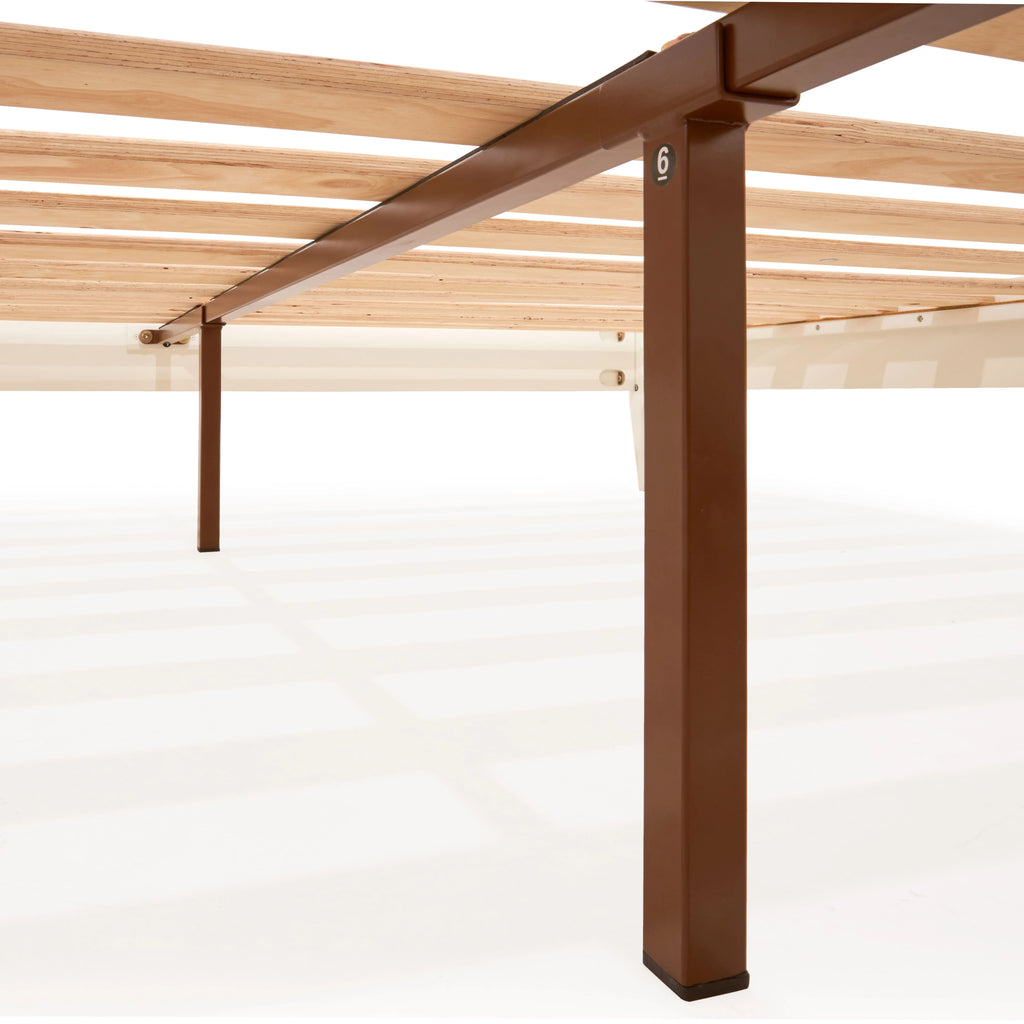 15" Queen Solid Wood Platform Bed Frame L44044