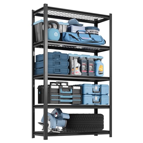 Heavy Duty 5-Tier Garage Shelving 2000 lbs L458068