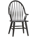 Dark Brown Windsor Back Arm Chair C5289