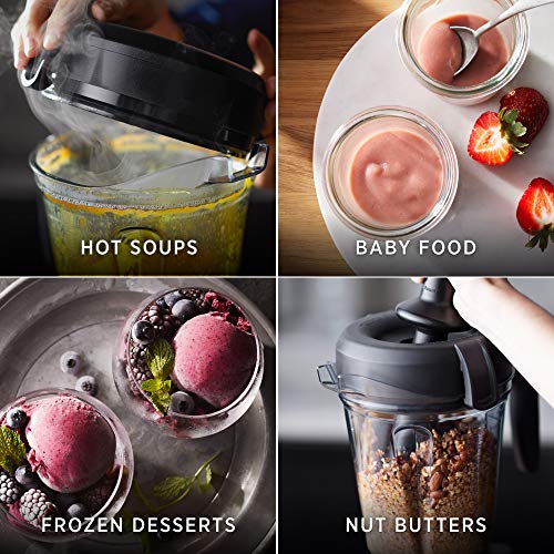 Blender 64 oz. Low-Profile Container Black F2945