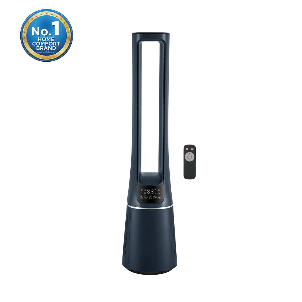 41 Tall 10-Speed Bladeless Tower Fan & HEPA Air Purifier with Remote Control U803180