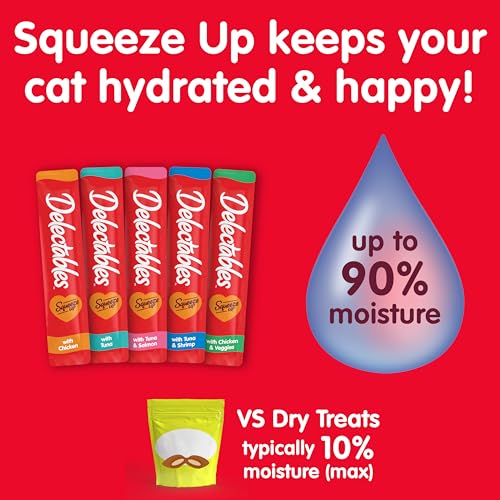Lickable Wet Cat Treats Chicken 16 Count V935