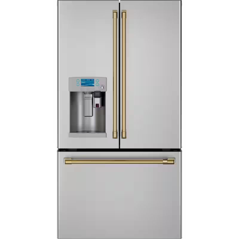 Refrigerator Handle Kit in Brushed Brass S4362