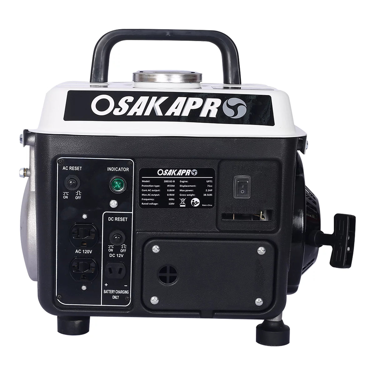 2.2HP Portable Gas Powered Inverter Generators Z90279