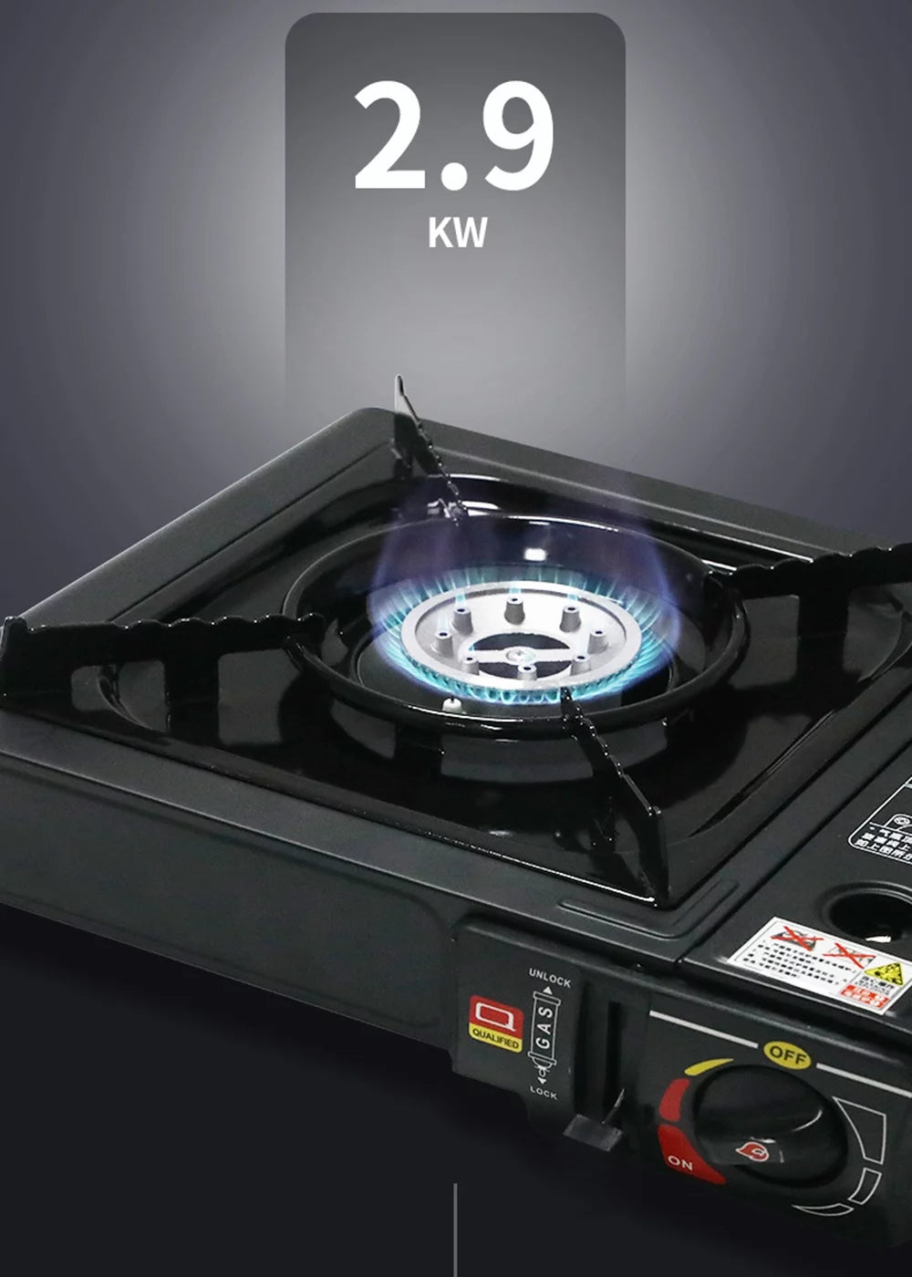 Butane Liquefied Gas Dual Purpose Camping Stove W982