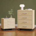2 Piece 4 Drawer Dresser and Nightstand Set Z2773