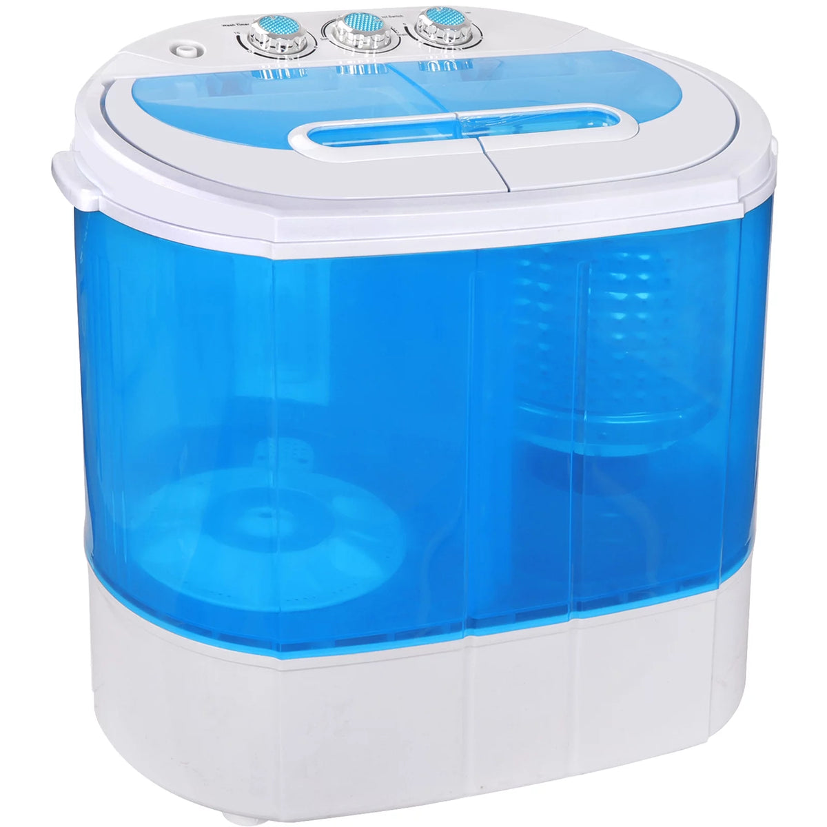 Portable Mini Twin Tub Washing Machine 9.9lbs Capacity M60726