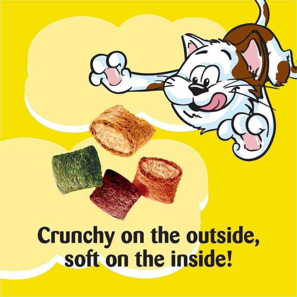 Chicken Dairy & Shrimp Flavors Crunchy & Soft Cat Treats Z385418