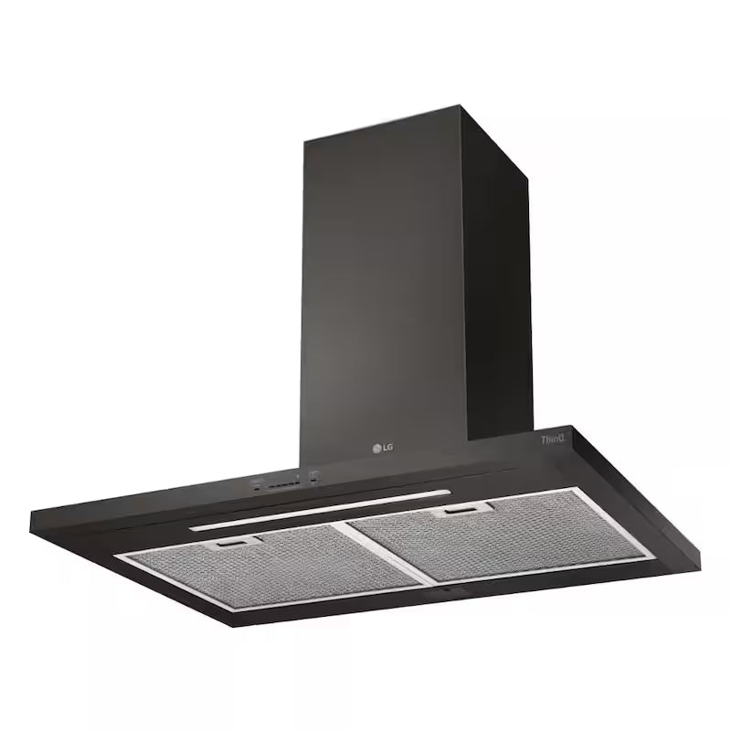 36 in. Smart Wall Mount Range Hood Black Stainless Steel V3023
