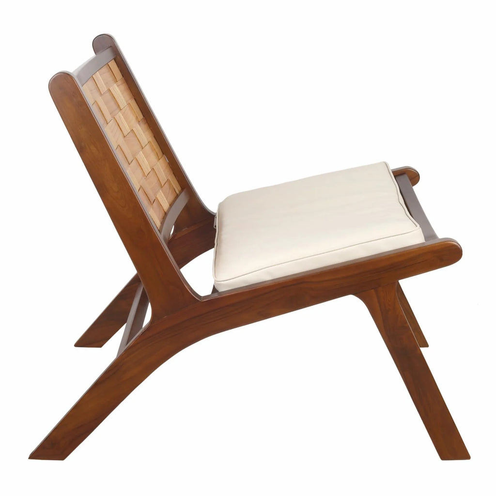Cinnamon Brown Wood Accent Chair Y29288
