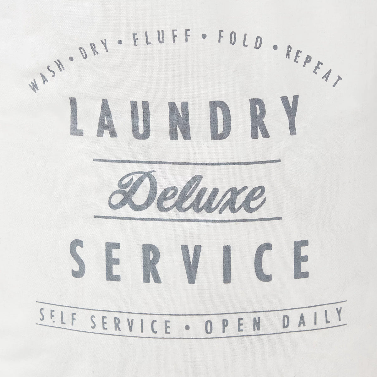 2 Pack Ivory Grey Canvas Laundry Hamper N3162