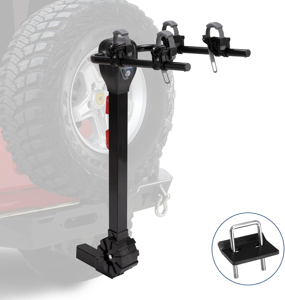 2-Bike Hitch Mount Carrier Rack E3604