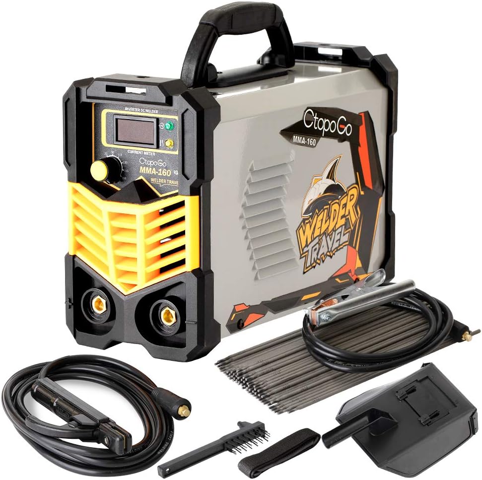 160A ARC Welder Machine IGBT Inverter Digital Display LCD Hot Start Welder Y21285